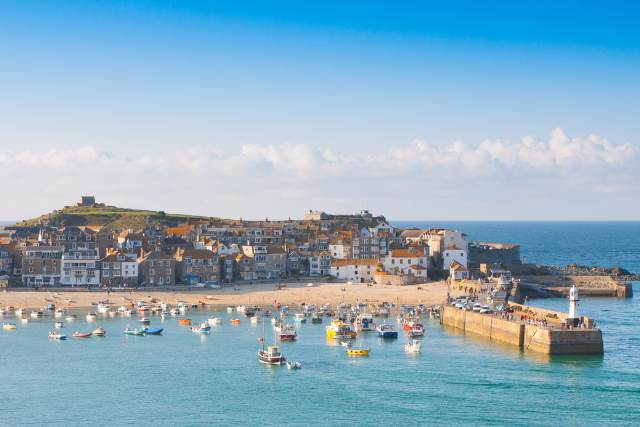 Views of St Ives Harbour.
